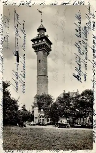 Ak Würzburg am Main Unterfranken, Frankenwarte, Aussichtsturm