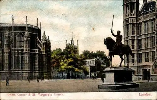 Ak London City England, Poets Corner, St. Margarets Church