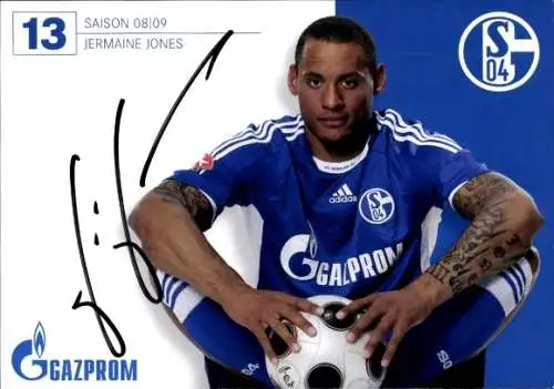 Autogramm Fußball, Jermaine Jones, Schalke 04 Gelsenkirchen