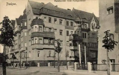 Ak Berlin Pankow, Pestalozzistraße, Ecke Pankgrafenstraße