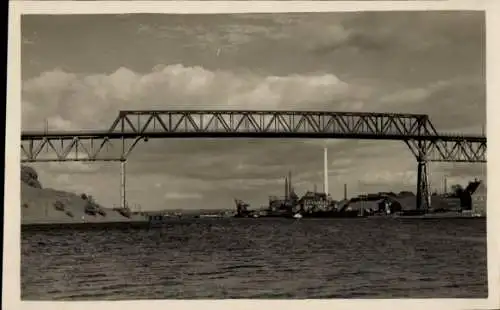 Foto Ak Kiel, Prinz-Heinrich-Brücke, Hochbrücke