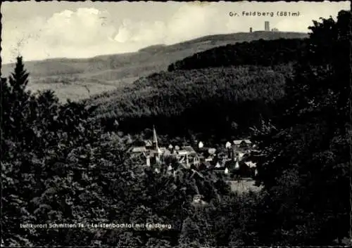 Ak Schmitten im Taunus Hessen, Leistenbachtal, Großer Feldberg