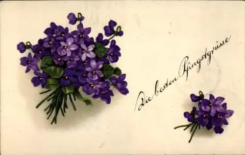 Ak Glückwunsch Pfingsten, Veilchen
