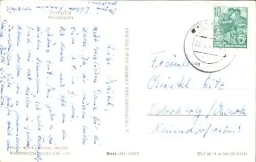 Ak Templin in der Uckermark, Wieckturm