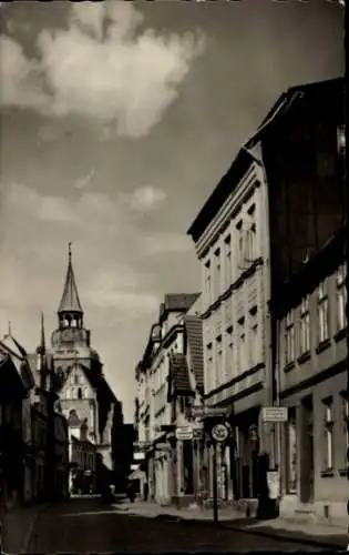 Ak Güstrow in Mecklenburg, Mühlenstraße