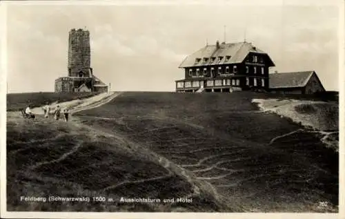 Ak Feldberg im Schwarzwald, Aussichtsturm, Hotel