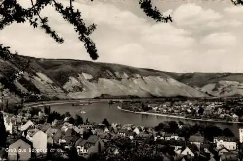 Ak Boppard am Rhein, Gesamtansicht