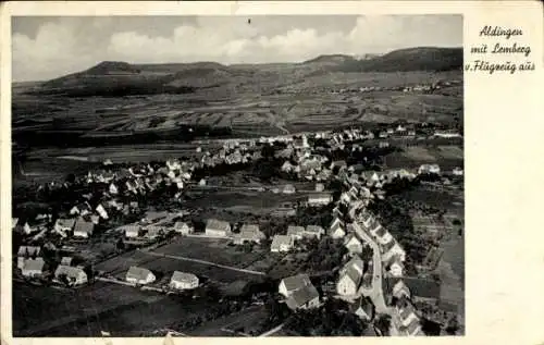 Ak Aldingen in Württemberg, Panorama, Fliegeraufnahme, Lemberg