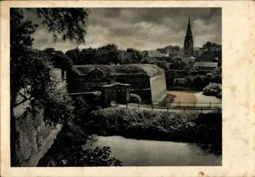 Ak Dömitz an der Elbe Mecklenburg, Stadt, Festung