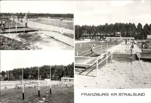 Ak Franzburg in Vorpommern, Rudolf-Seifert-Schwimmbad