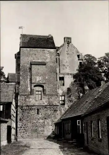 Ak Freyenstein Wittstock Dosse in der Prignitz, Schloss, jetzt Oberschule