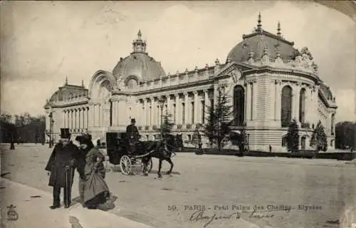 Ak Paris VIIIe Élysée, Petit Palais