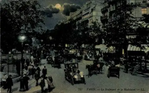 Ak Paris VIII, Boulevard le la Madeleine