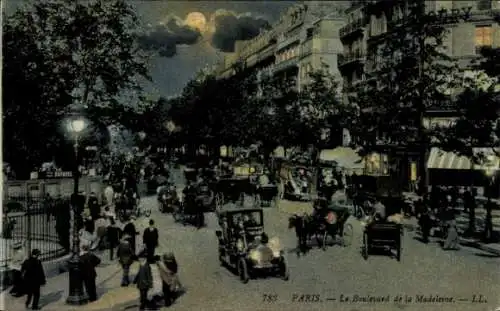 Ak Paris VIIIe Élysée, Boulevard de la Madeleine