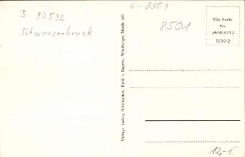 Ak Schwarzenbruck in Mittelfranken Bayern, Alt Rummelsbeger Gehöft