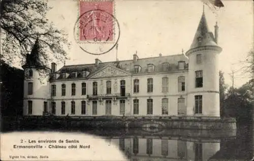 Ak Ermenonville Oise, Schloss