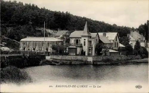 Ak Bagnoles de l'Orne Orne, Seeblick