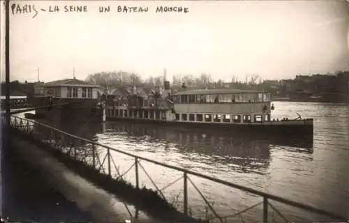 Ak Paris XIII, Dampfer am Anleger, Seine