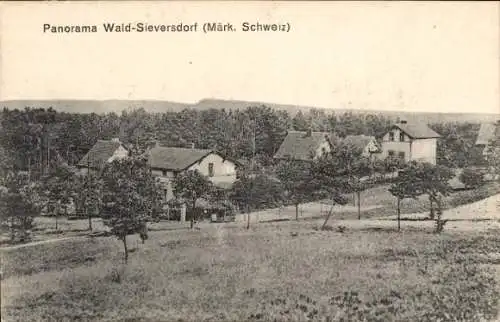 Ak Waldsieversdorf Wald Sieversdorf Märkische Schweiz, Panorama