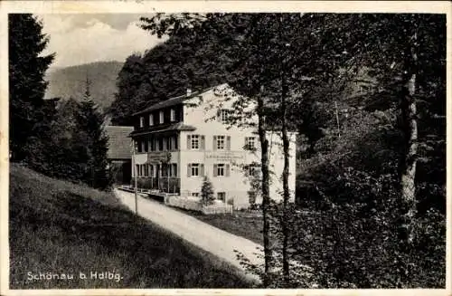 Ak Schönau bei Heidelberg, Münchelstraße mit Landheim der Lessingschule Mannheim