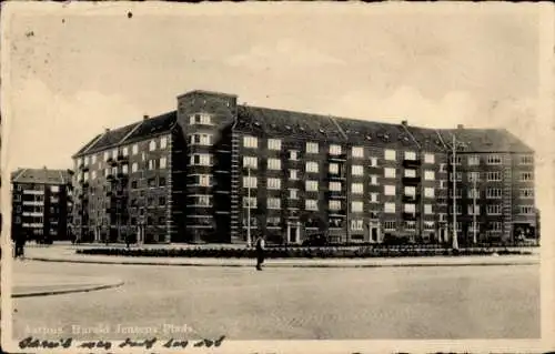 Ak Århus Aarhus Dänemark, Harald Jensens Platz