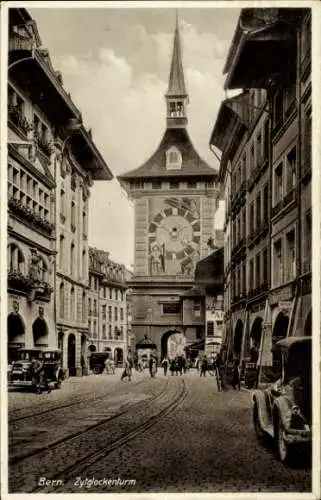 Ak Bern Stadt Schweiz, Zytglockenturm