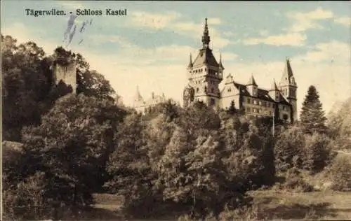 Ak Tägerwilen Kanton Thurgau Schweiz, Schloss Kastel