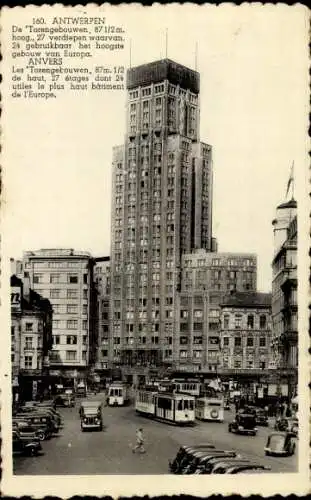 Ak Anvers Antwerpen Flandern, De Torengebouwen