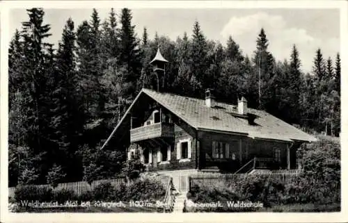 Ak Alpl Krieglach Steiermark, Waldheimat, Waldschule