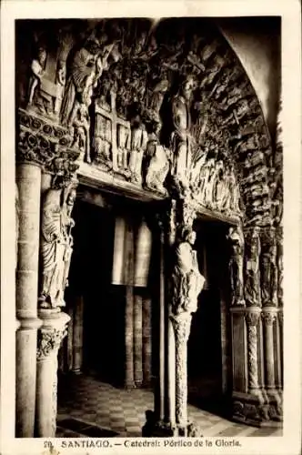 Ak Santiago de Chile, Kathedrale, Portico de la Gloria