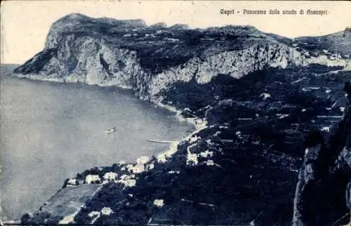 Ak Capri Neapel Campania, Panorama