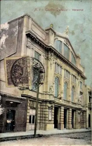 Ak Veracruz Mexiko, Dehesa Theater