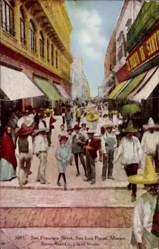 Ak San Luis Potosí Mexiko, San Francisco Street