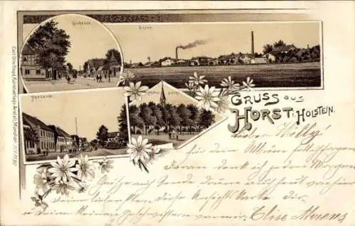 Litho Horst in Holstein, Südende, Osten, Nordende, Mittelpunkt