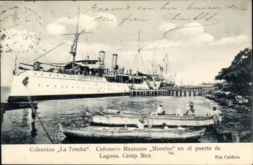 Ak Mexikanisches Kriegsschiff Morelos, La Trocha