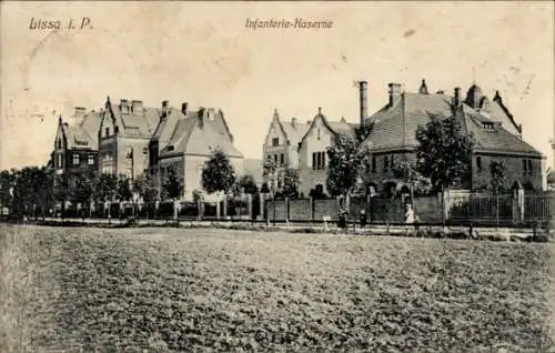 Ak Lissa Leszno Poznań Posen, Infanterie-Kaserne