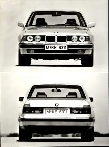 Foto Auto, BMW 750 IL, BMW V12-Leichtmetallmotor, Autokennzeichen MKE 6311
