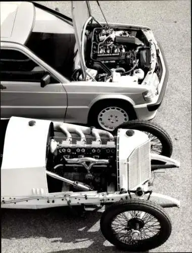 Foto Autos, Mercedes-Benz, Vierventil-Technik, Motor, 4 Ventile pro Zylinder