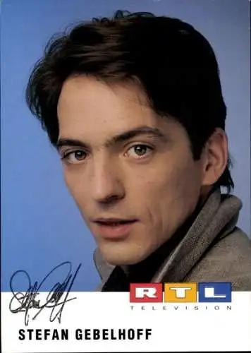 Ak Schauspieler Stefan Gebelhoff, Portrait, Autogramm, RTL