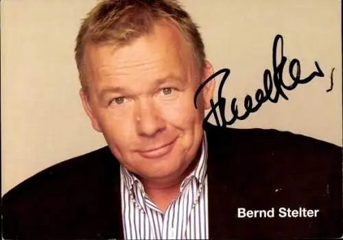 Ak Schauspieler Bernd Stelter, Portrait, Autogramm