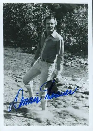 Ak Schauspieler Dennis Weaver, Portrait, Autogramm