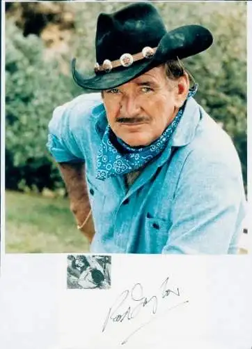 Ak Schauspieler Rod Taylor, Portrait, Autogramm