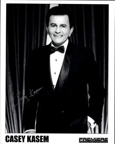 Ak Schauspieler und Moderator Casey Kasem, Portrait, Autogramm