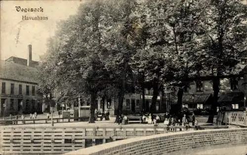 Ak Vegesack Hansestadt Bremen, Havenhaus