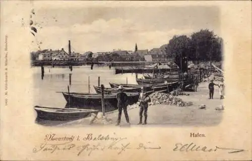 Ak Neustadt in Holstein, Hafen