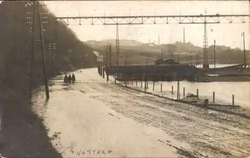 Foto Ak Wetter an der Ruhr, Hochwasser