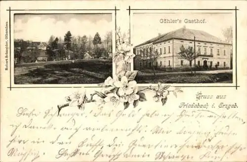 Ak Friedebach Sayda im Erzgebirge, Göhlers Gasthof