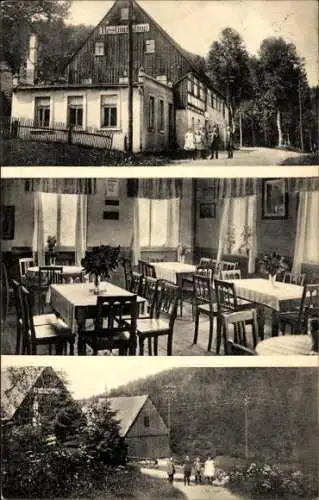 Ak Lichtenberg im Erzgebirge, Gasthaus Schwingerei
