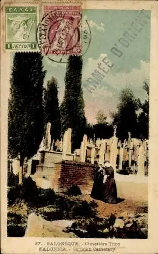Ak Saloniki Thessaloniki Griechenland, türkischer Friedhof