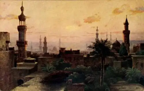 Künstler Ak Wuttke, Carl, Cairo Kairo Ägypten, Early Morning, Tuck 3419